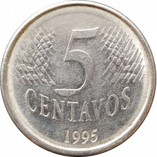 5 сентаво 1995 Бразилия из оборота