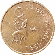 50 эре 1999 Норвегия из оборота