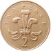 2 пенса 2000 Великобритания из оборота