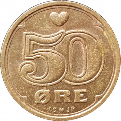 50 эре 2000 Дания из оборота 50 эре 2000 Дания из оборота