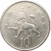 10 пенсов 2001 Великобритания из оборота
