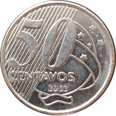 50 сентаво 2002 Бразилия из оборота