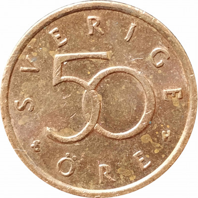 50 эре 2003 Швеция из оборота 50 эре 2003 Швеция из оборота