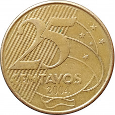 25 сентаво 2004 Бразилия из оборота