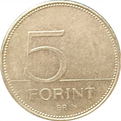 5 форинтов 2004 Венгрия из оборота 5 форинтов 2004 Венгрия из оборота