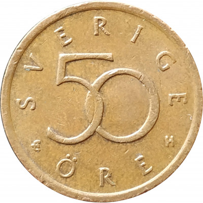 50 эре 2005 Швеция из оборота