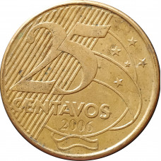 25 сентаво 2006 Бразилия из оборота
