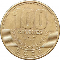 100 колонов 2007 Коста-Рика из оборота