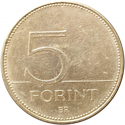 5 форинтов 2008 Венгрия из оборота 5 форинтов 2008 Венгрия из оборота