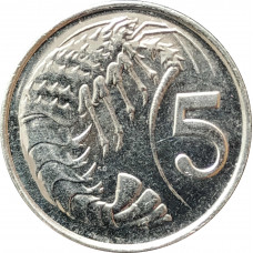 5 центов 2008 Каймановы острова из оборота