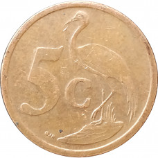 5 центов 2008 ЮАР из оборота