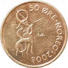 50 эре 2008 Норвегия из оборота