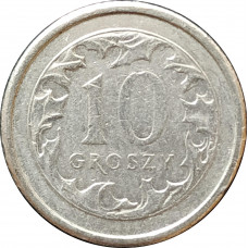 10 грошей 2009 Польша из оборота