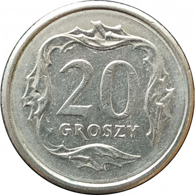 20 грошей 2009 Польша из оборота 20 грошей 2009 Польша из оборота