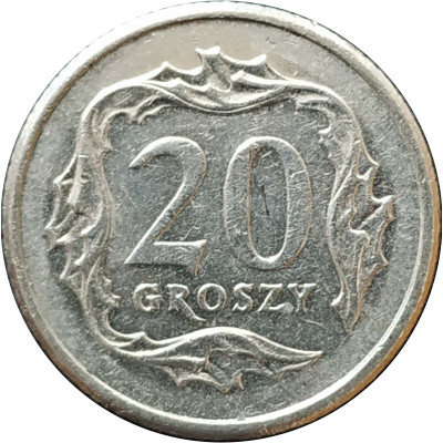 20 грошей 2010 Польша из оборота