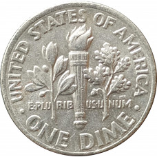 1 дайм 2012 США D из оборота