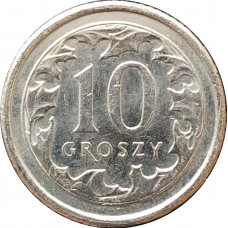 10 грошей 2013 Польша из оборота