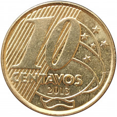 10 сентаво 2013 Бразилия из оборота