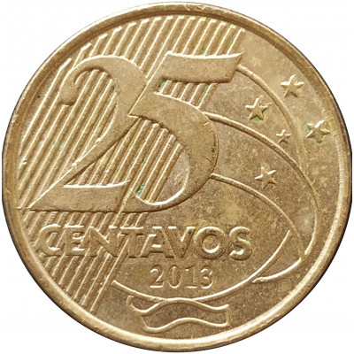 25 сентаво 2013 Бразилия из оборота 25 сентаво 2013 Бразилия из оборота