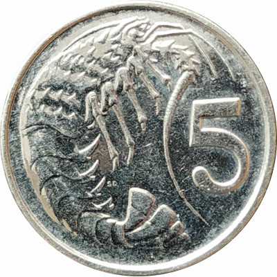 5 центов 2013 Каймановы острова из оборота 5 центов 2013 Каймановы острова из оборота