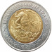 1 песо 2016 Мексика из оборота