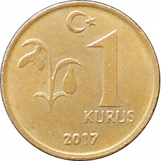 1 куруш 2017 Турция из оборота