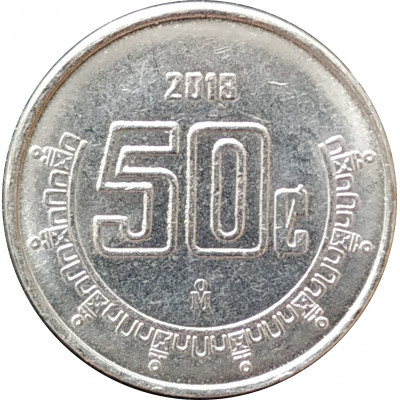 50 сентаво 2018 Мексика из оборота 50 сентаво 2018 Мексика из оборота