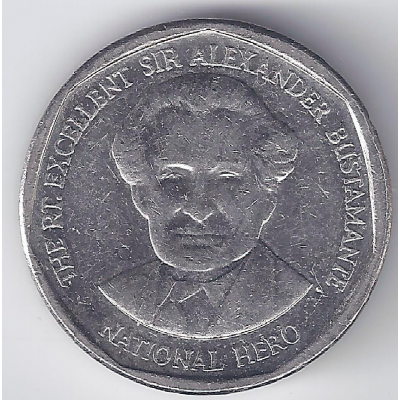 1 доллар 2008 Ямайка из оборота 1 доллар 2008 Ямайка из оборота