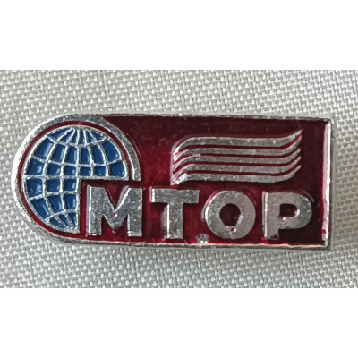 Знак МТОР серебристый